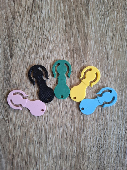 Reusable Australian Trolley unlocked Token key 15 unit pack - 3D printed