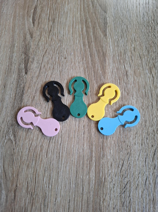 Reusable Australian Trolley unlocked Token key 15 unit pack - 3D printed